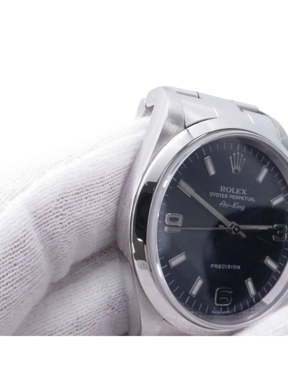 Rolex Air King No Watch Blue Dial